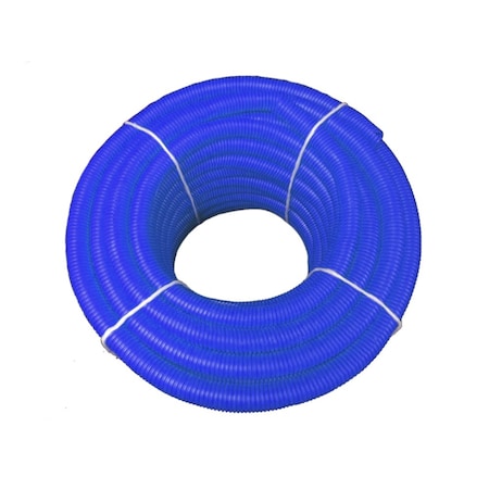 Kable Kontrol Kable Kontrol Convoluted Split Wire Loom Tubing - 3/4" Inside Diameter - 100' Length - Blue WL904-SP100-BLUE